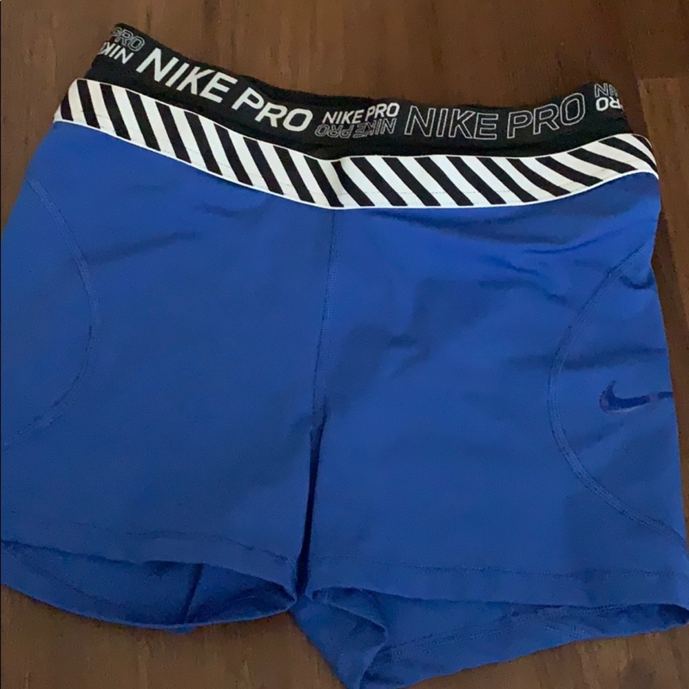 Nike pro spandex shorts